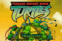 Gameboy Advance Video: Teenage Mutant Ninja Turtles: Things Change title screen for GameBoy Advance